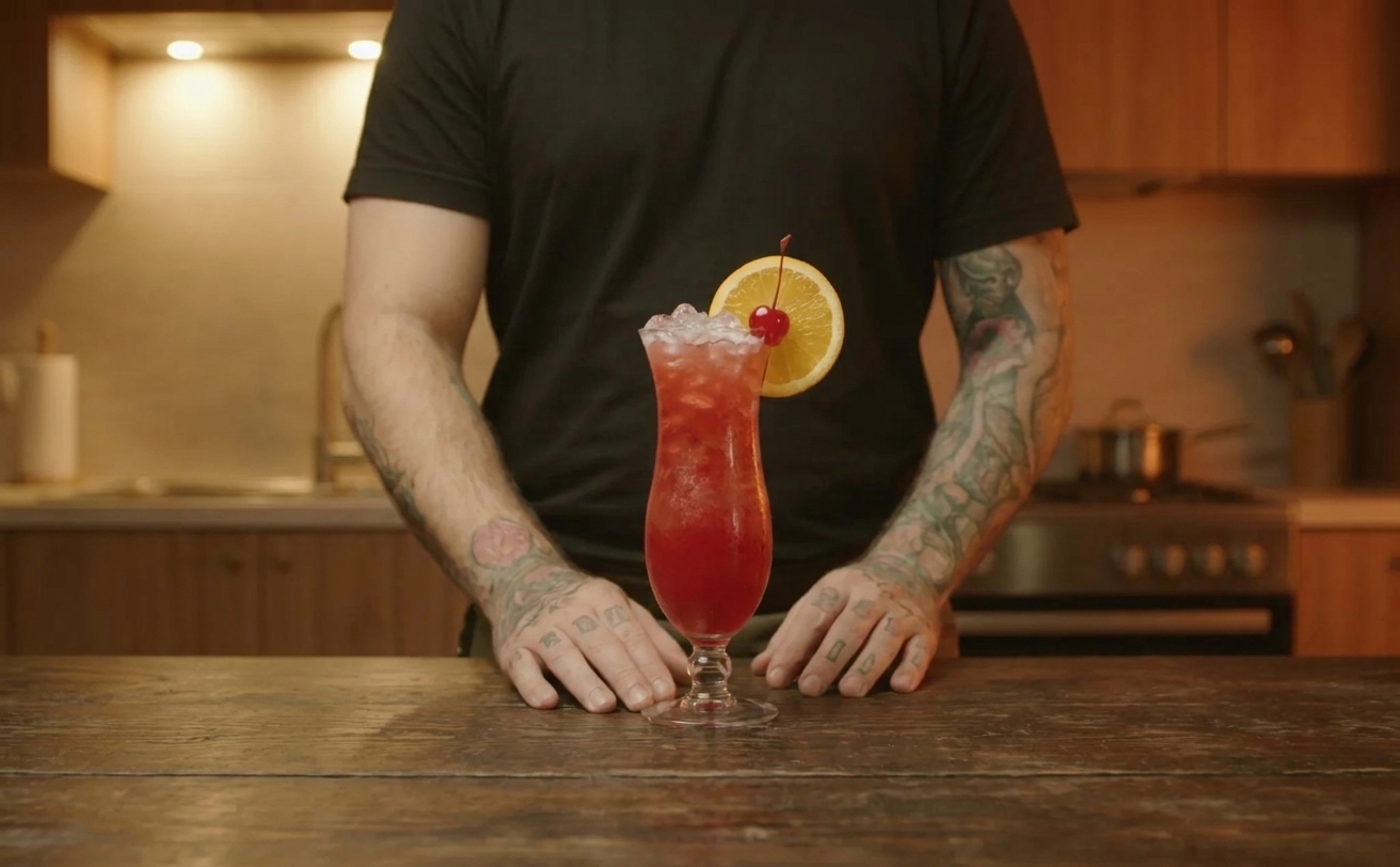 Classic Hurricane Cocktail
