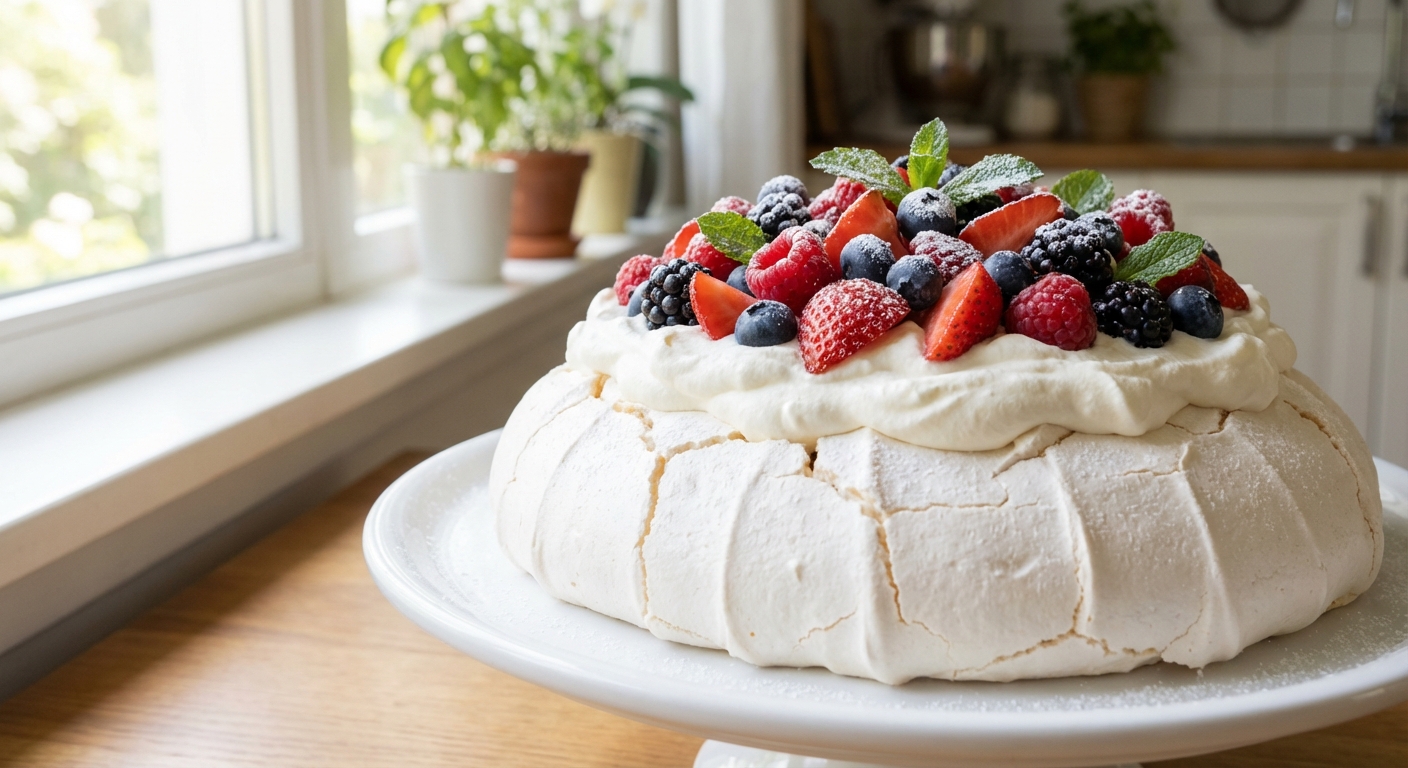 Classic Pavlova (Light and Fluffy)