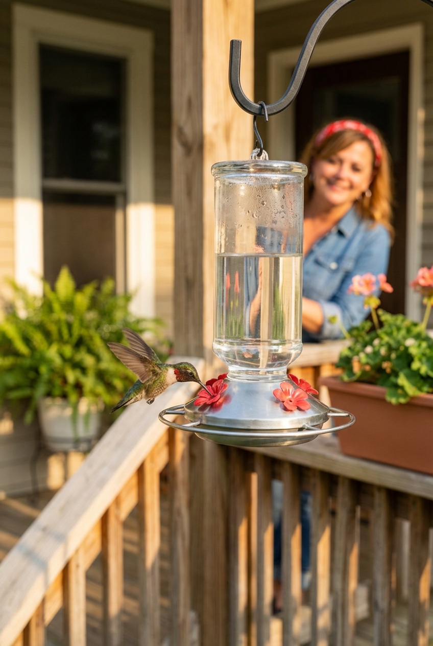 Simple Hummingbird Food (4:1 Sugar Water)