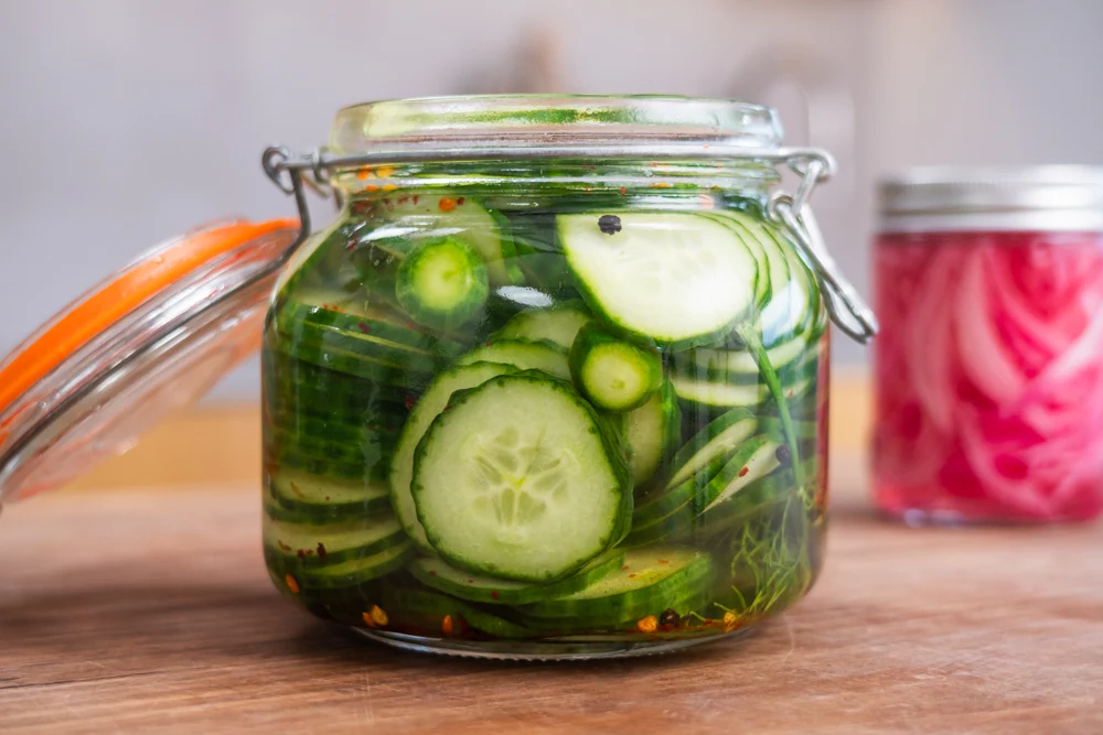 Quick Pickled Cucumbers