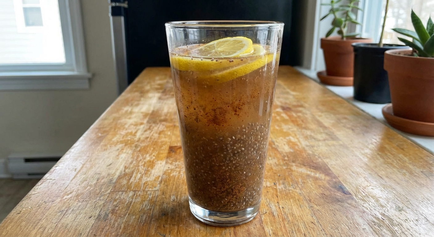 Spiced Chia Fresca Drink