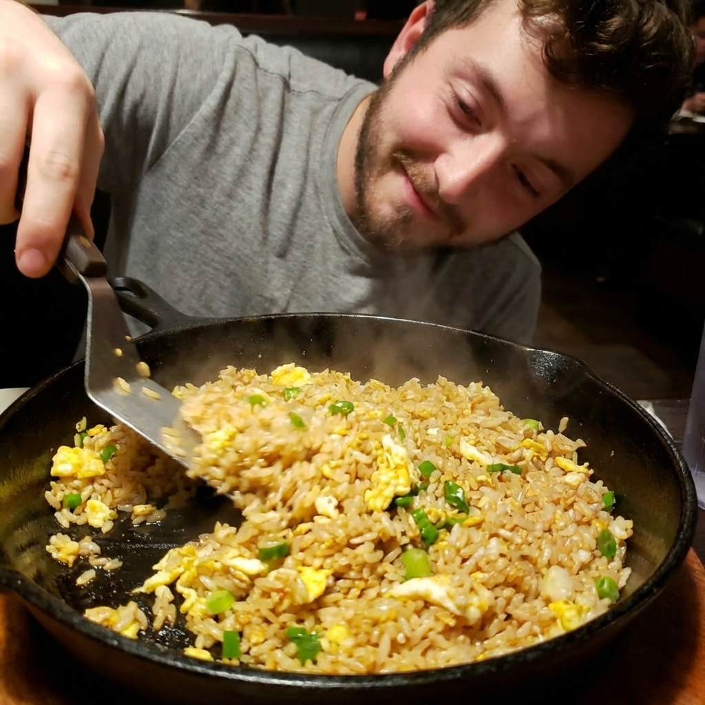 Hibachi Fried Rice (Japanese Steakhouse Style)
