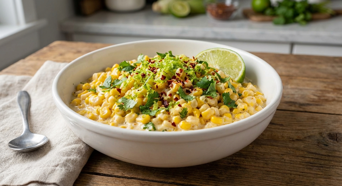 Luxurious Zesty Creamed Corn