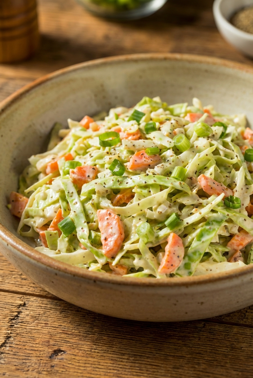 Spiced Easy Coleslaw