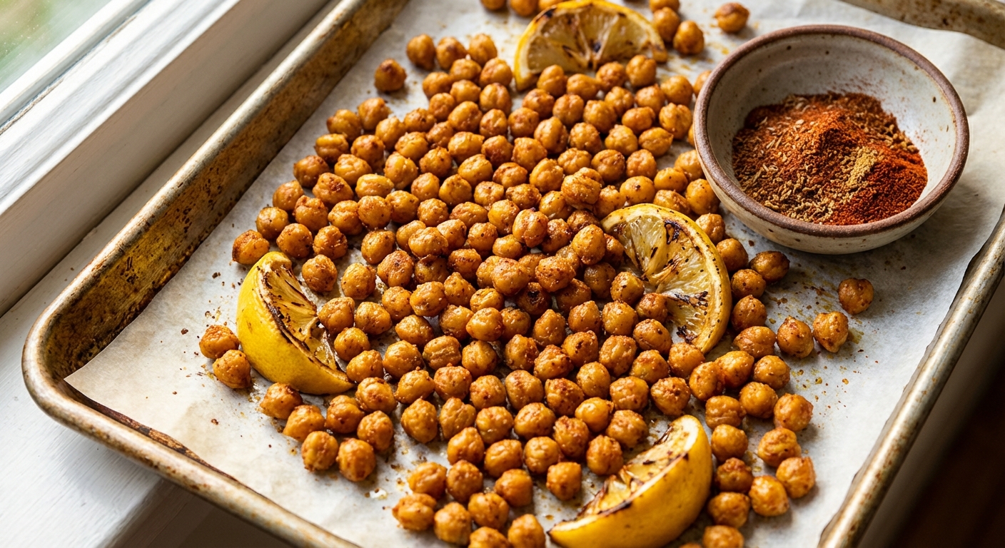Zesty Roasted Chickpeas