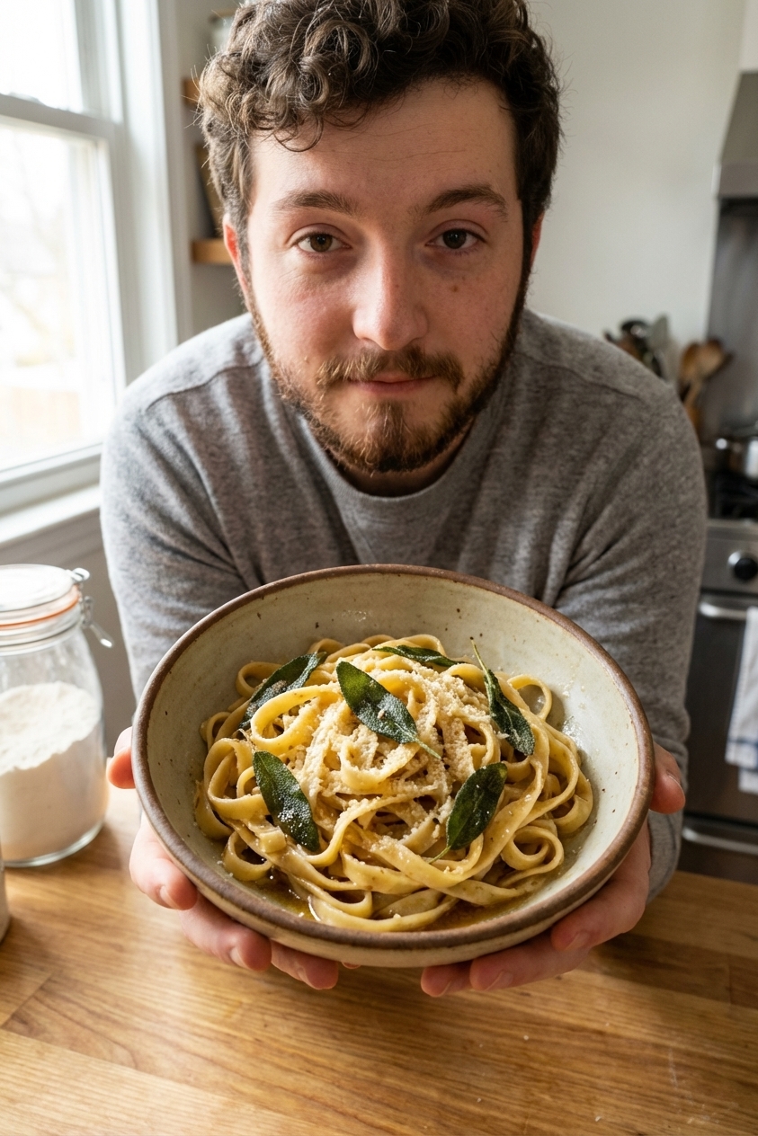 Sourdough Discard Pasta