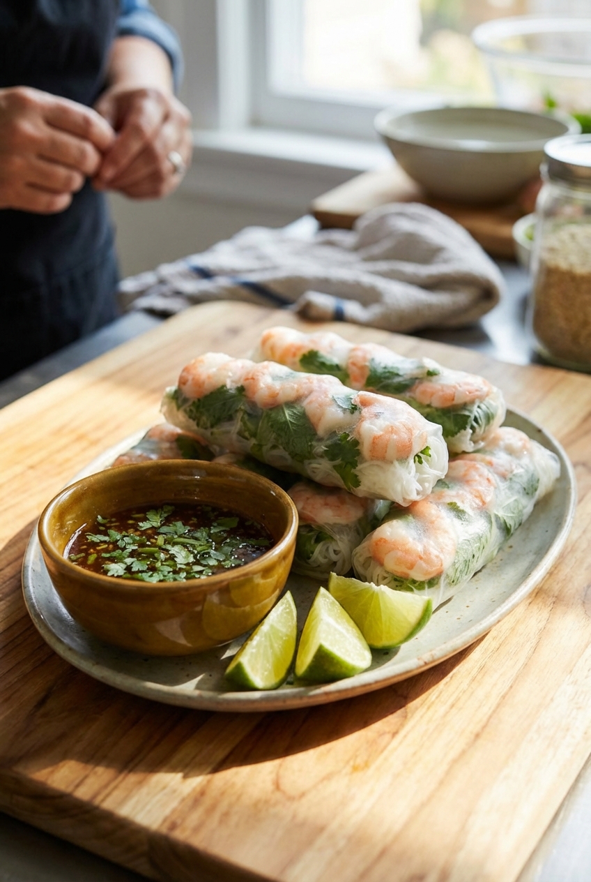 Luxurious Zesty Spring Rolls