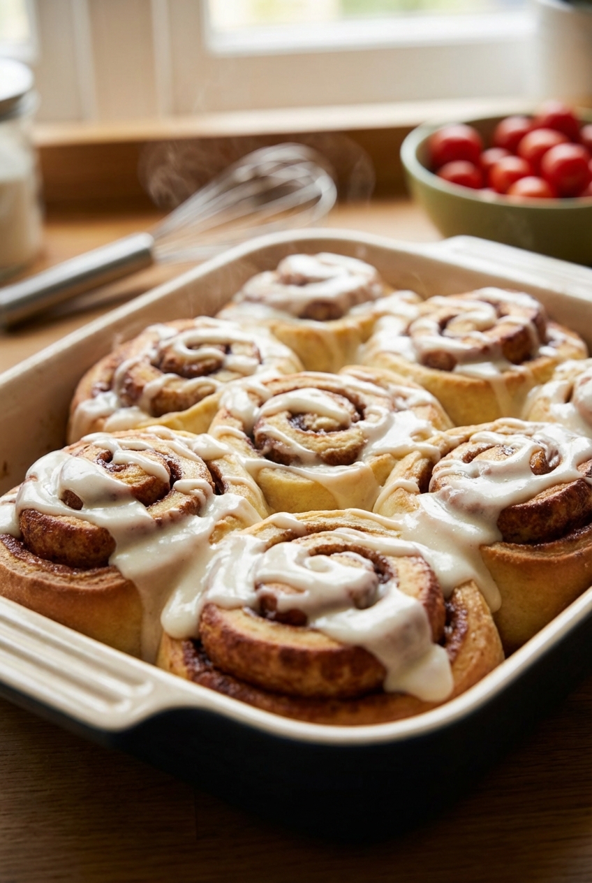 Fresh Cinnamon Roll Icing