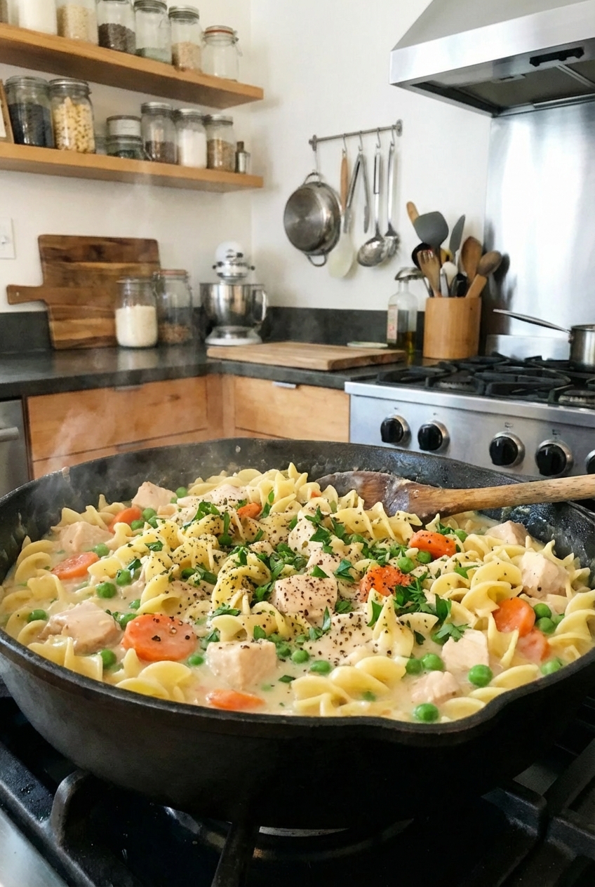 Creamy Chicken and Noodles