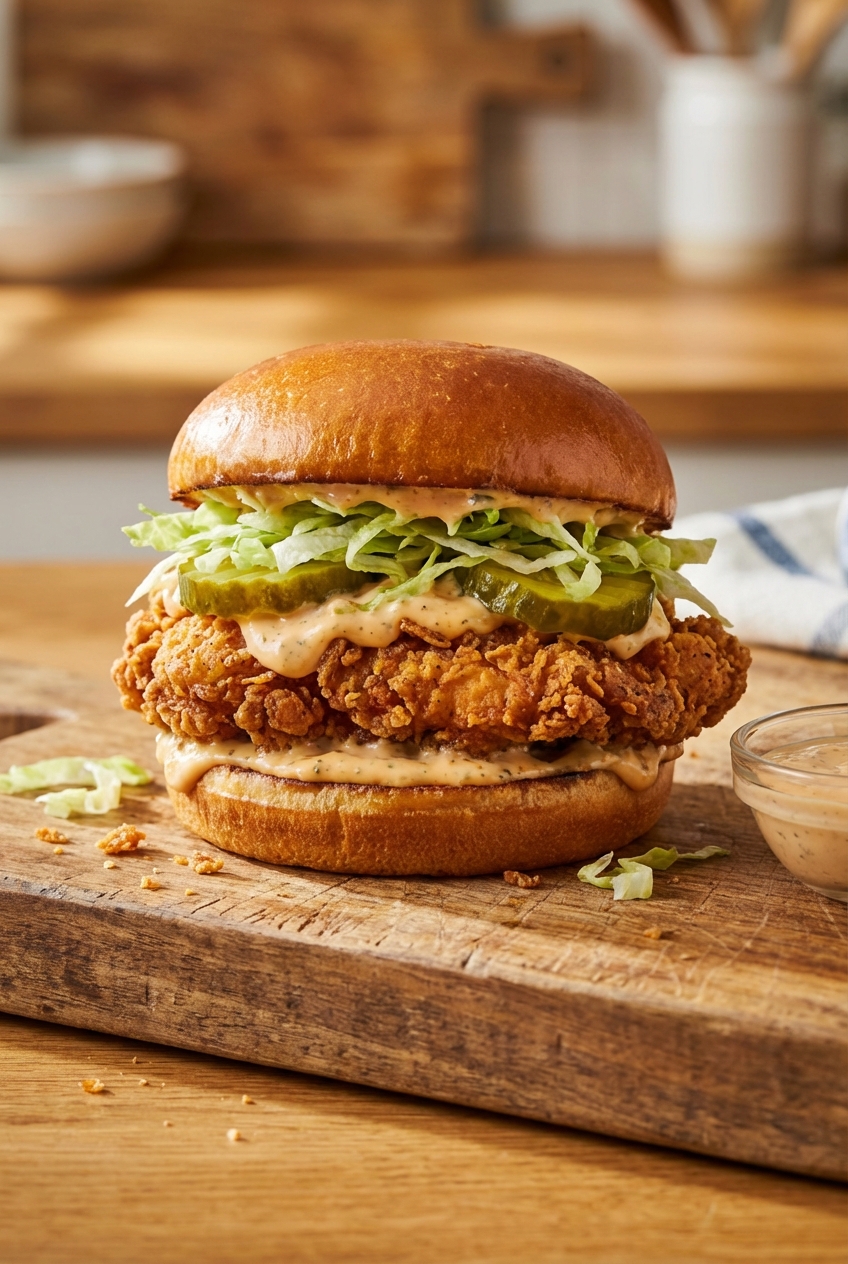 Luxurious Zesty Chicken Sandwich