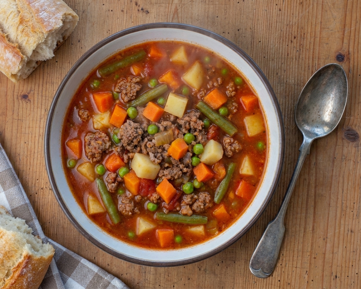 Hamburger Vegetable Soup