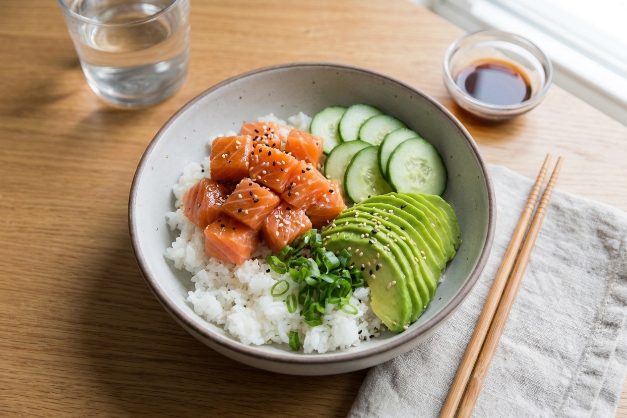 Salmon Poke Bowls
