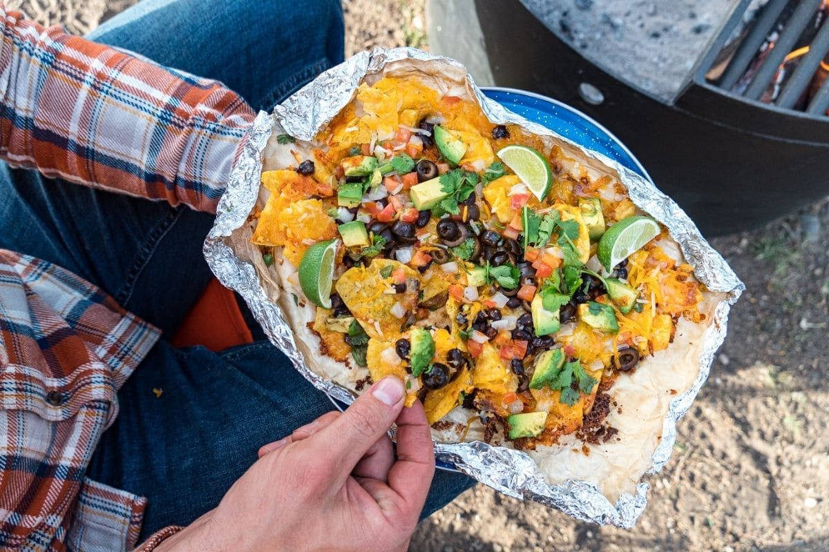 Campfire Foil Packet Nachos