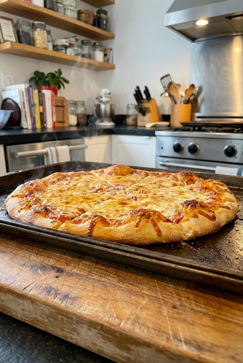 Decadent Soft and Chewy Pizza