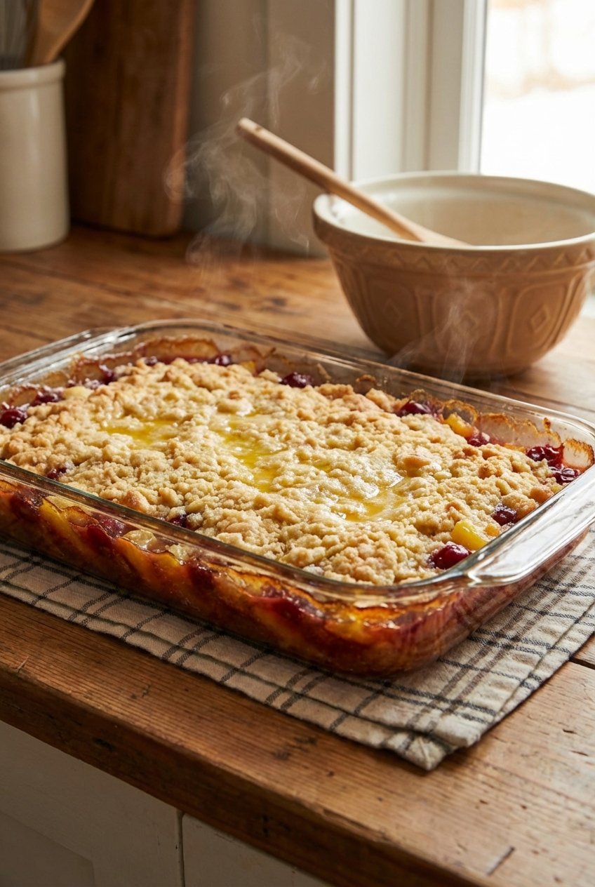 Authentic Dump Cake Recipe (Tangy and Sweet)