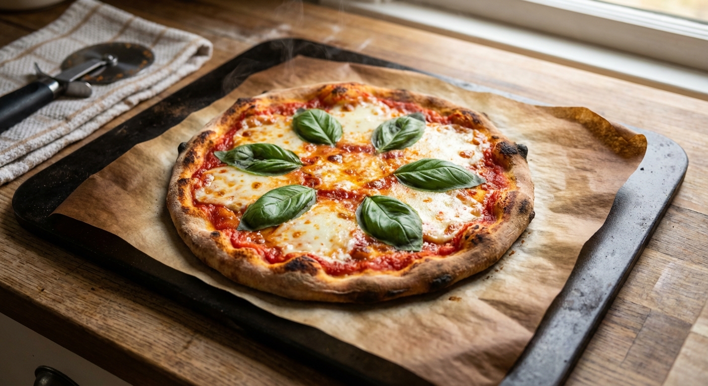 Simple Margherita Pizza