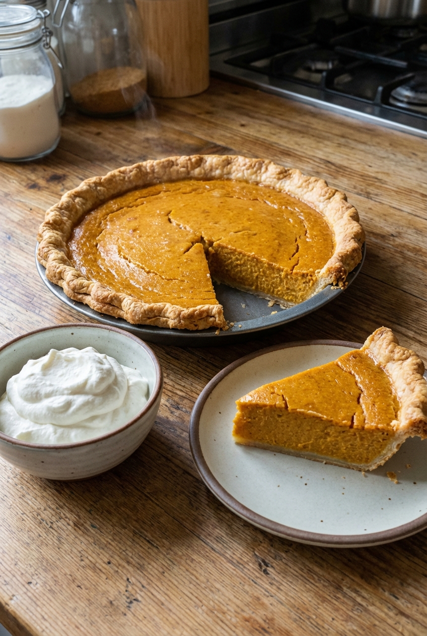 Simple Libby’s Style Pumpkin Pie