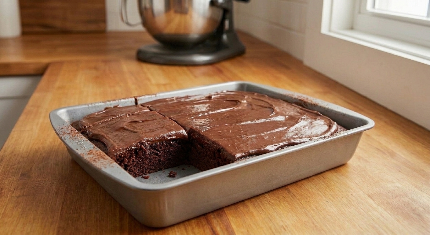 Fudgy Chocolate Sheet Cake