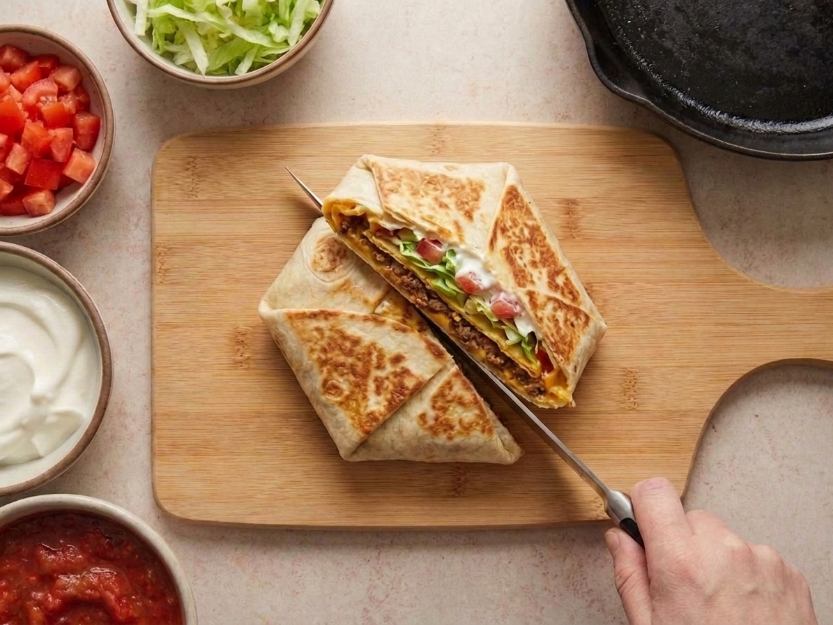 Homemade Taco Bell Crunchwrap