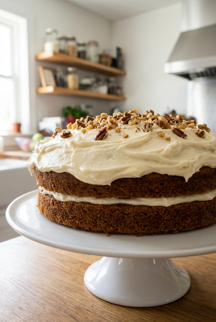 Sweet & Spicy Carrot Cake