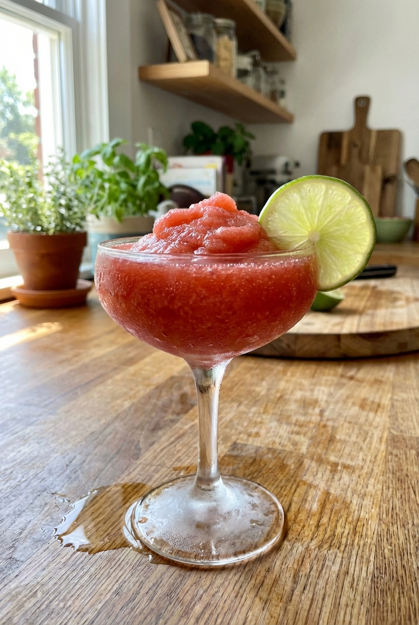 Bold Strawberry Daiquiri (Tangy and Creamy)