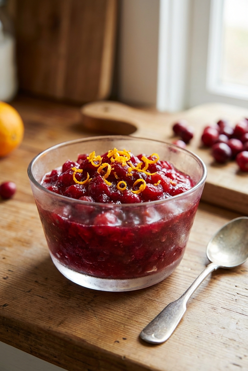 Chilled Cranberry Relish (Weeknight-Friendly)