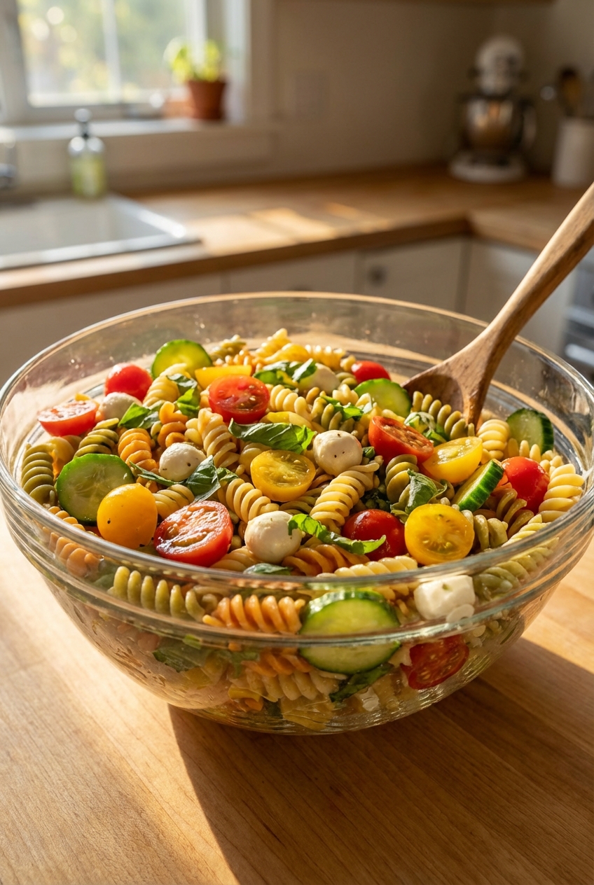 Fresh Pasta Salad (Sweet & Simple)