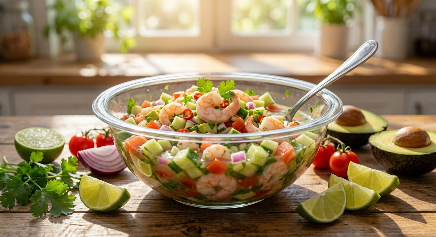 Shrimp Ceviche (Tangy and Sweet)