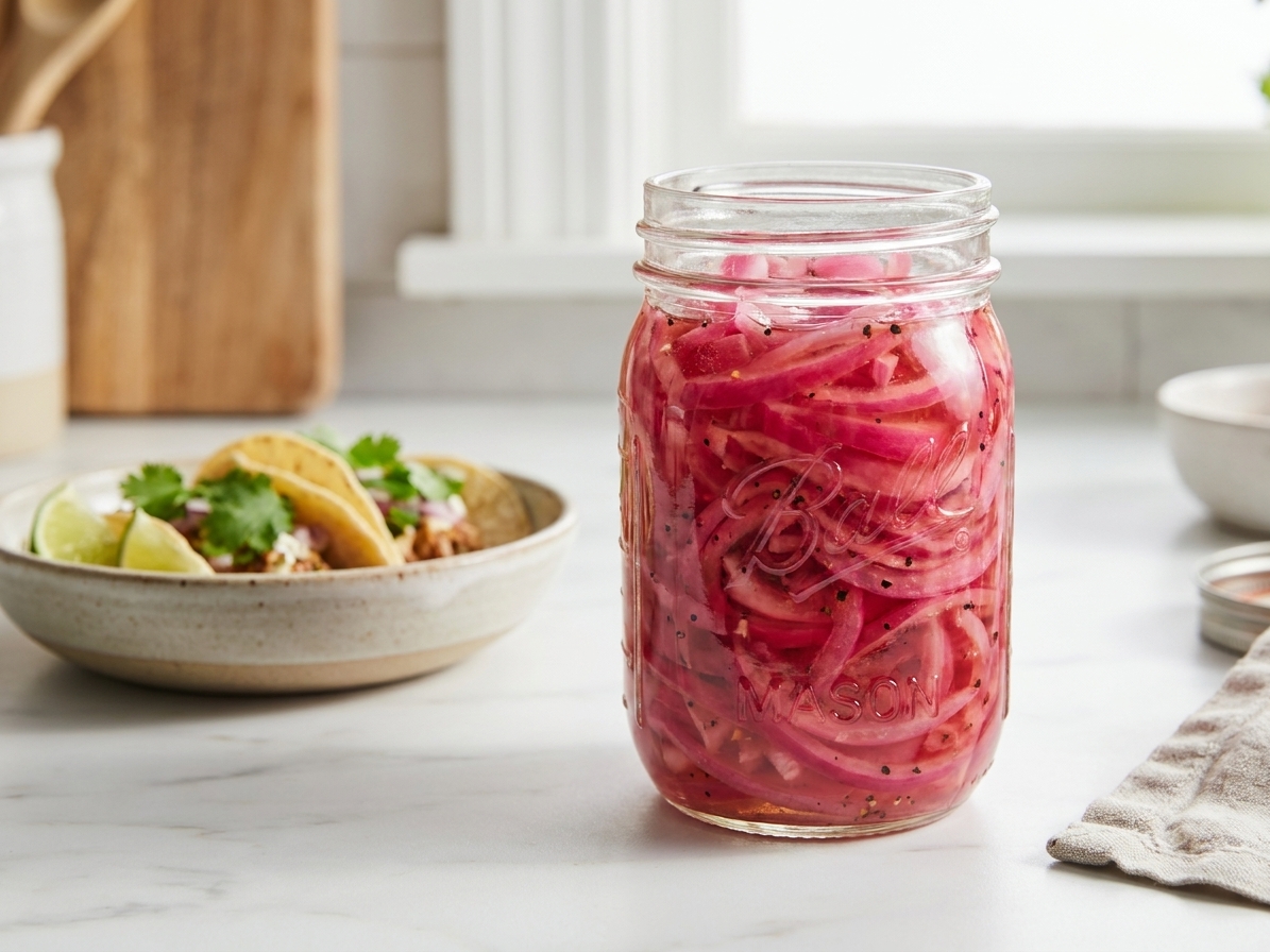 Quick Pickled Red Onions
