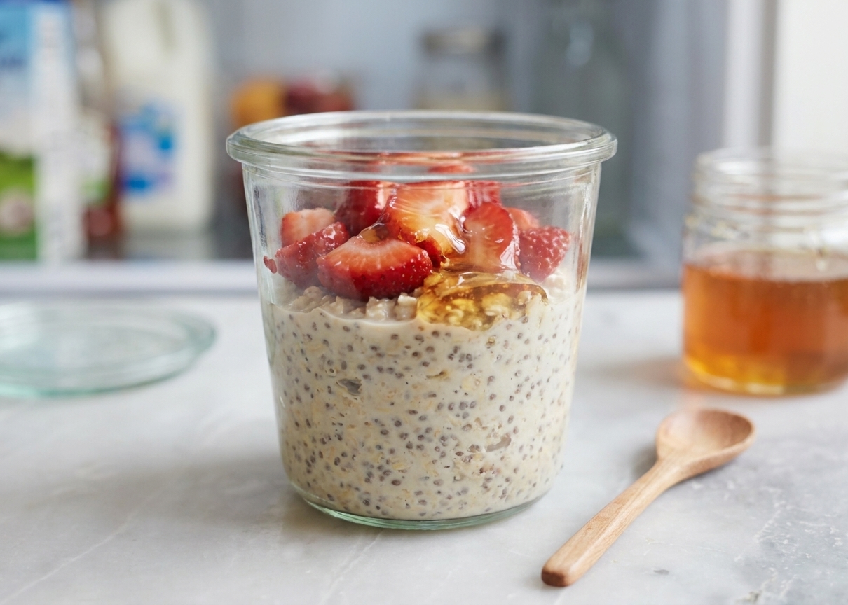 Overnight Oats With Chia Seeds