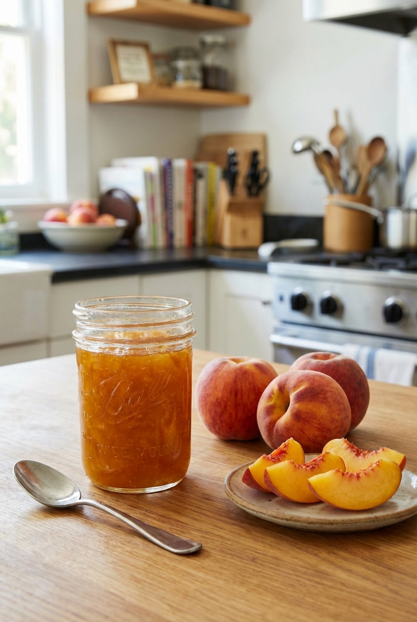 Seasonal Peach Jam