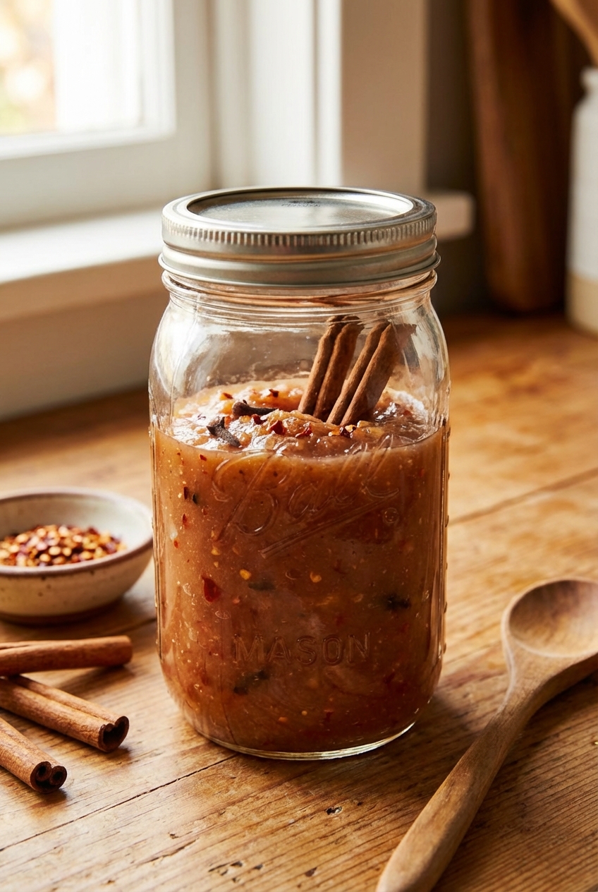 Sweet & Spicy Applesauce