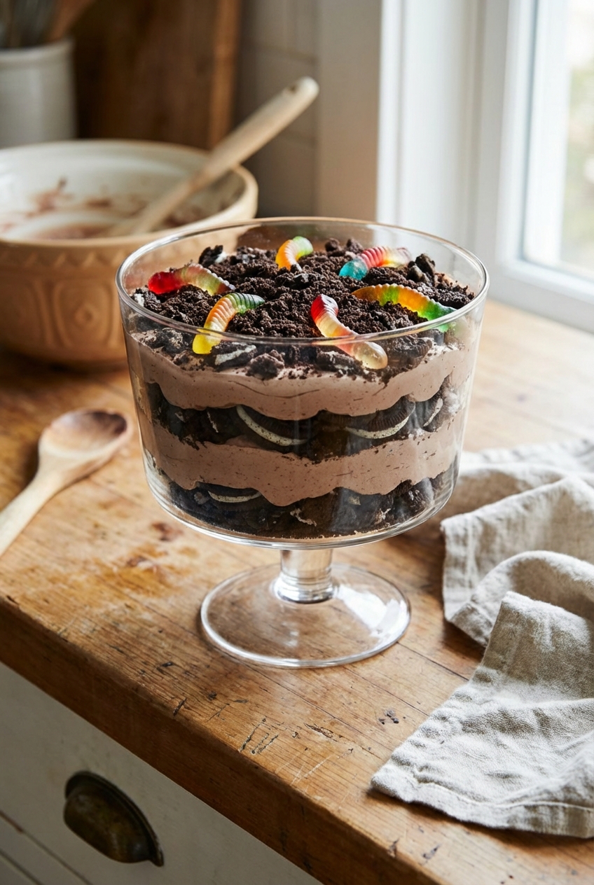 Classic-Style Dirt Cake (Double Chocolate)