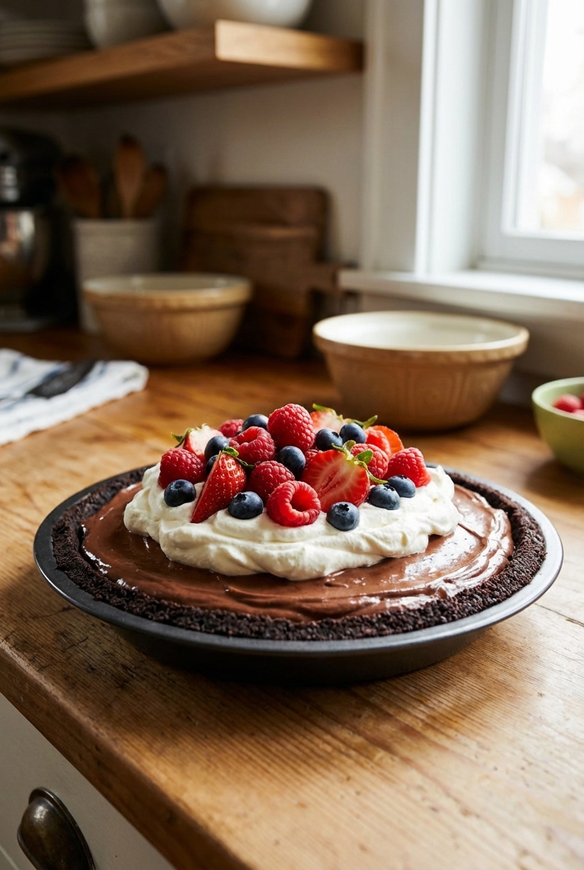 Seasonal French Silk Pie (Tangy & Bright)