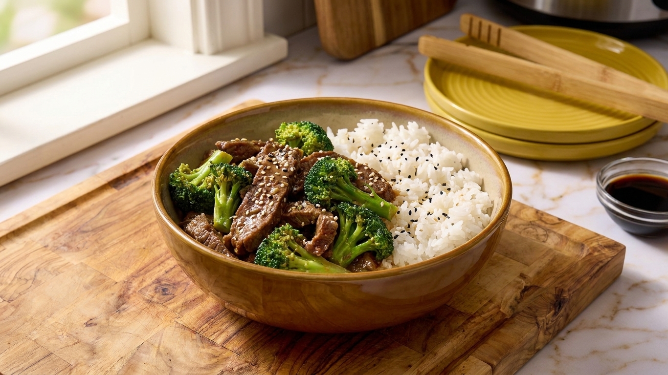 Crockpot Beef and Broccoli