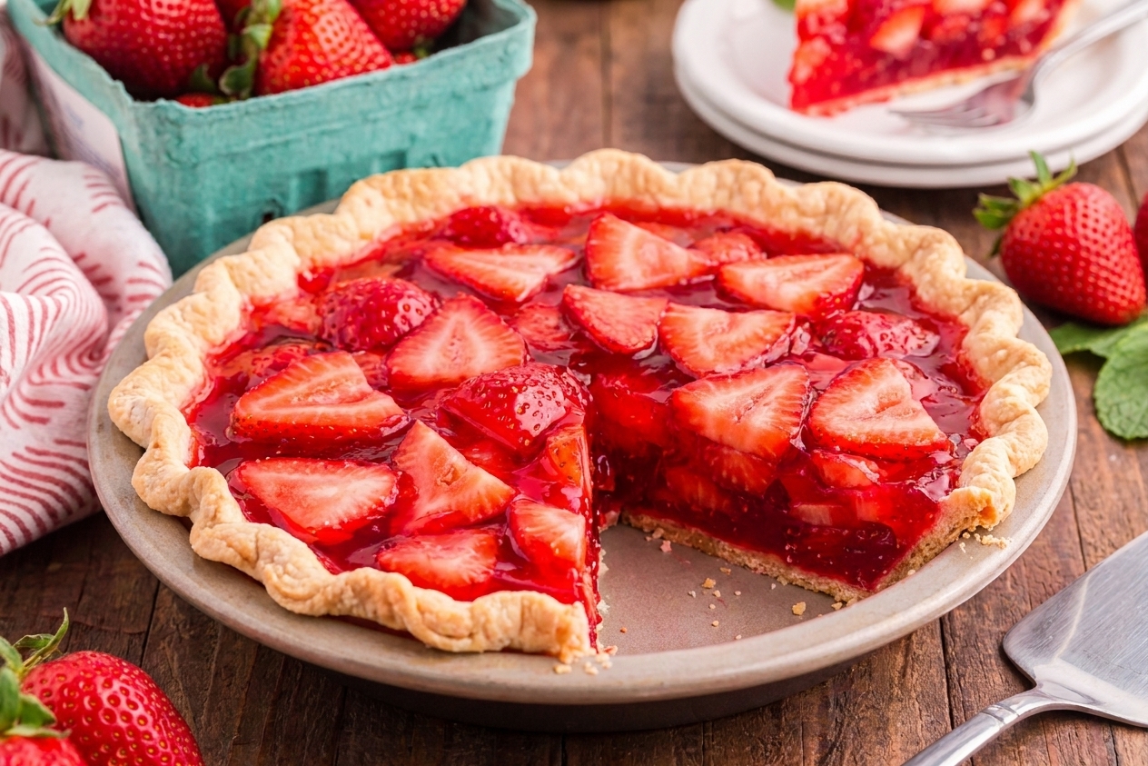 Strawberry Pie With Jello