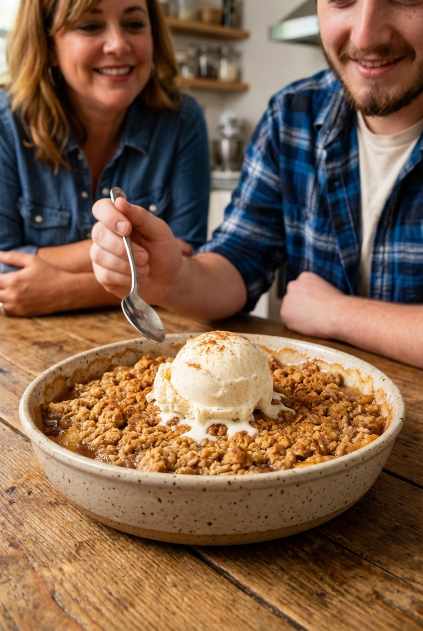 Luxurious Apple Crisp With Oats
