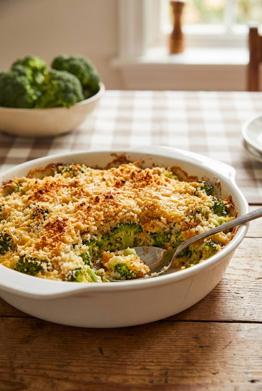 Hearty Broccoli Casserole (Crispy & Crunchy)