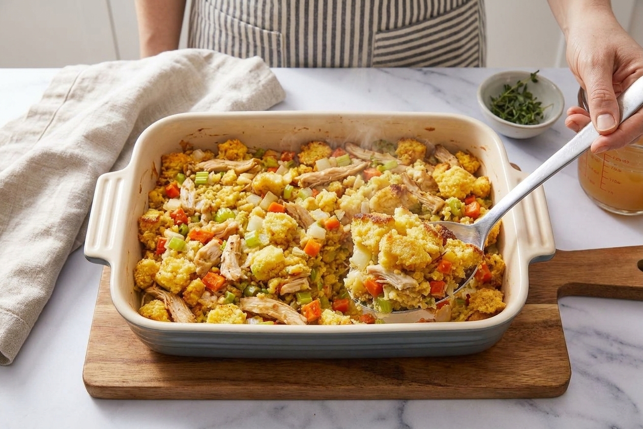 Classic Chicken and Dressing