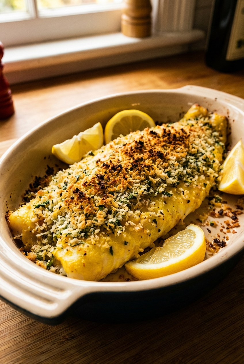 Traditional Baked Haddock