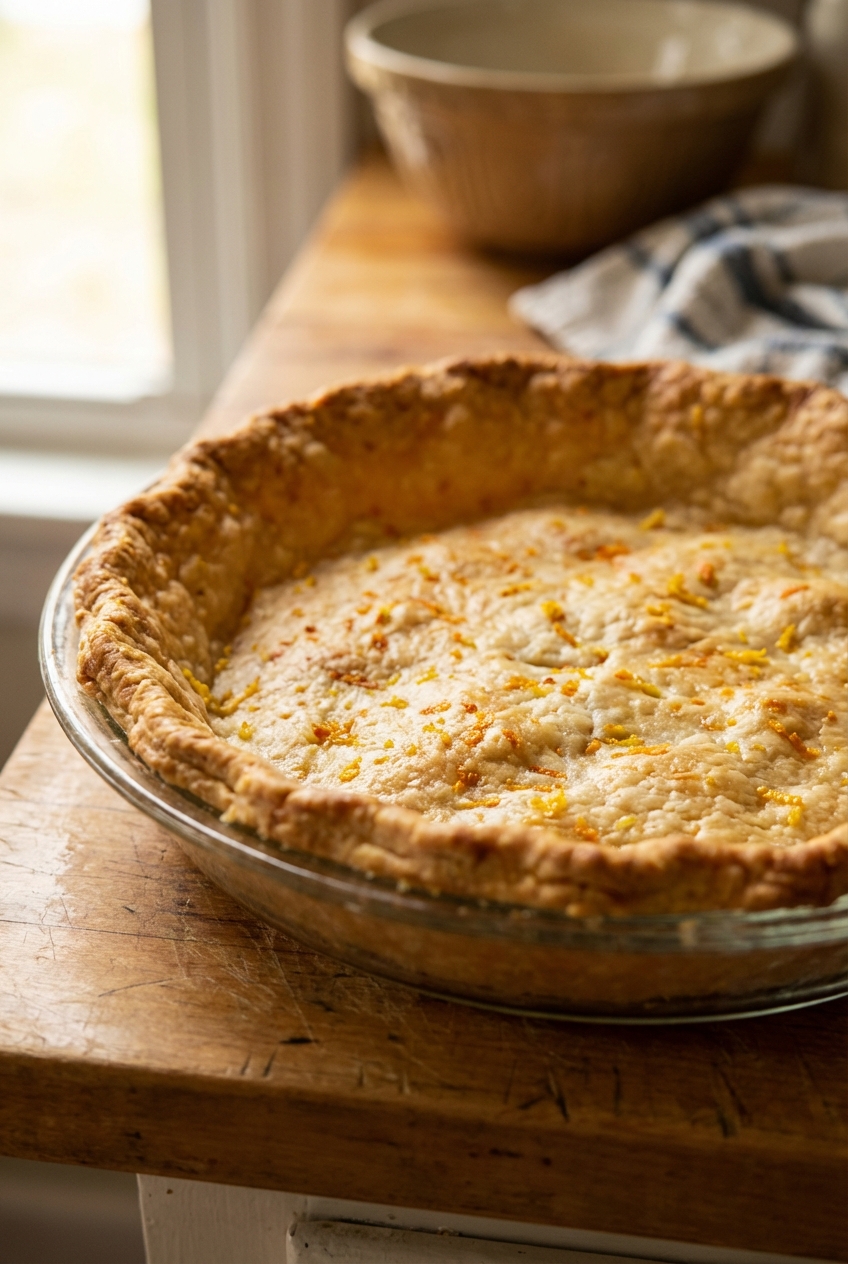 Healthy Citrus Pie Crust