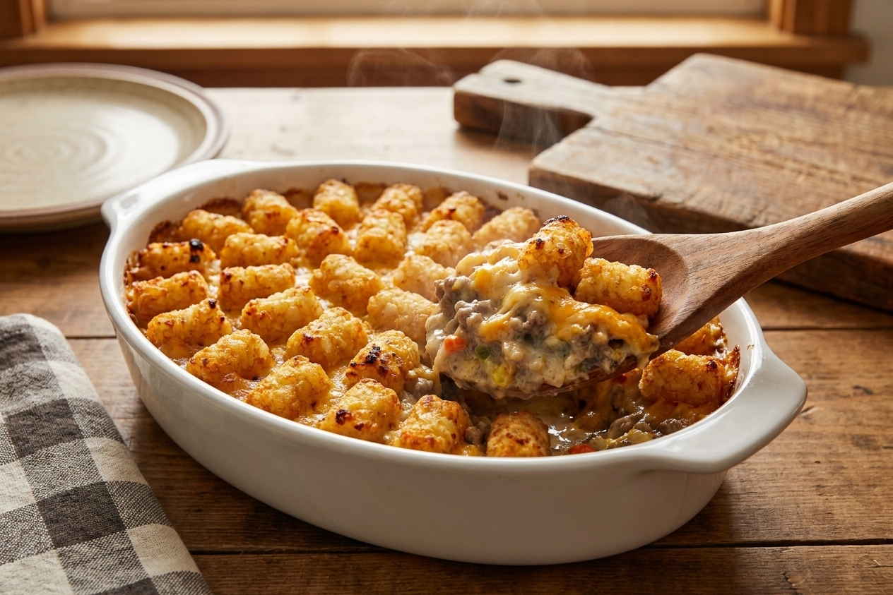 Tater Tot Hotdish