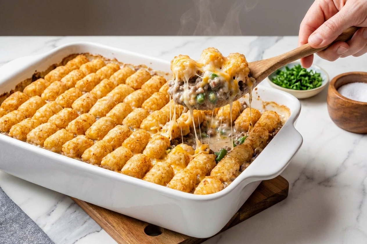 Tater Tot Hotdish