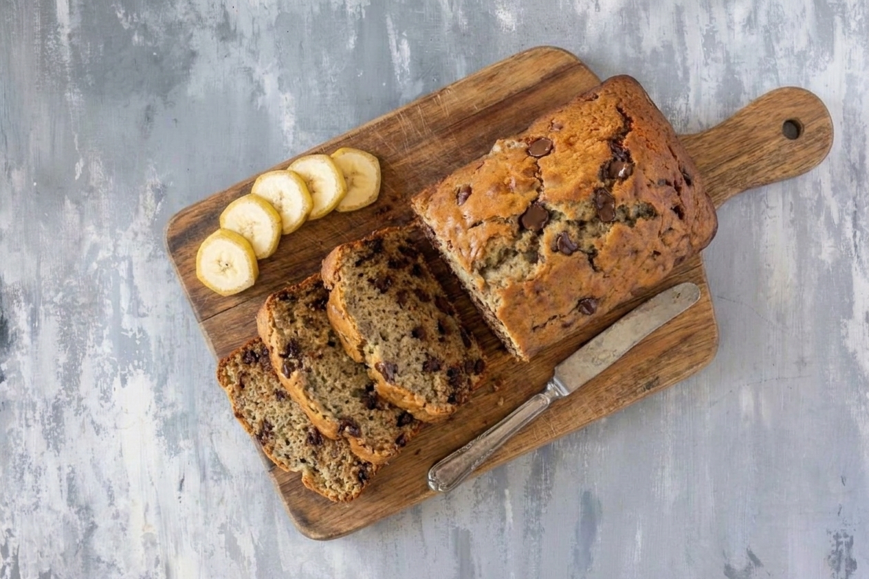 Banana Chocolate Chip Loaf