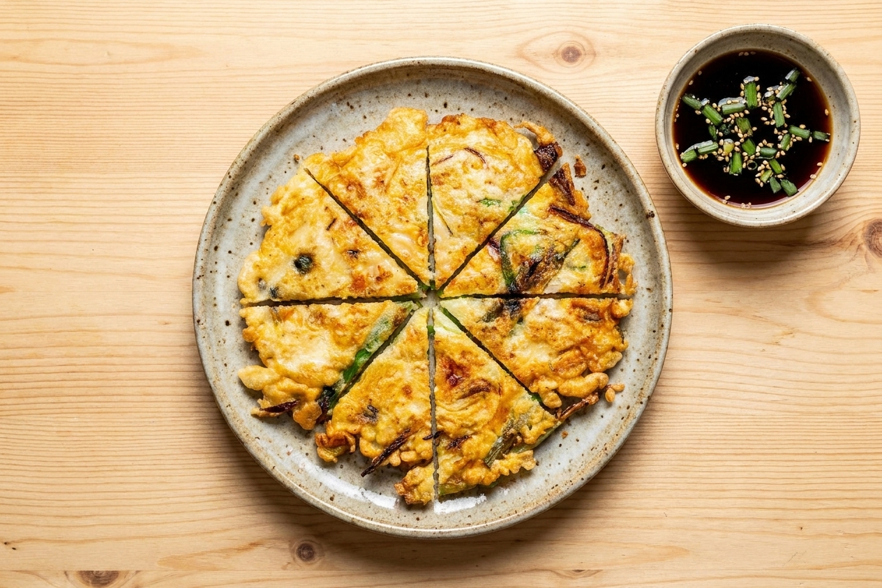Korean Scallion Pancakes (Pajeon)