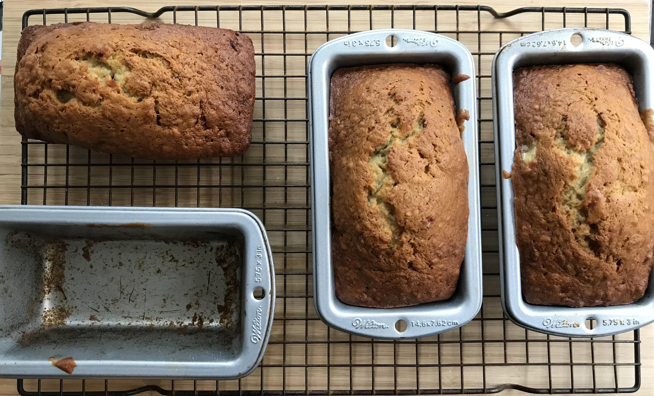 Banana Loaf With 2 Bananas