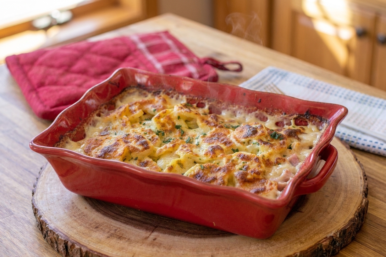 Scalloped Potatoes and Ham