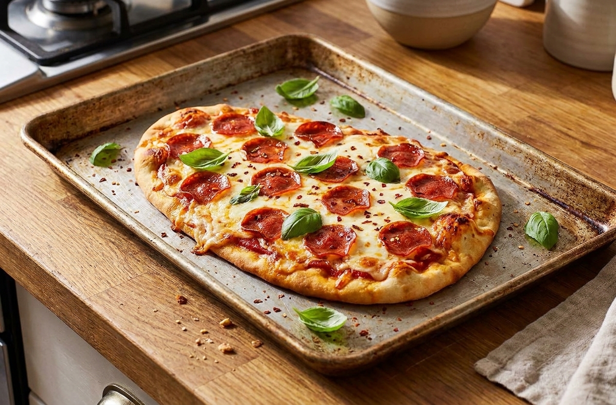 Crispy Naan Pizza