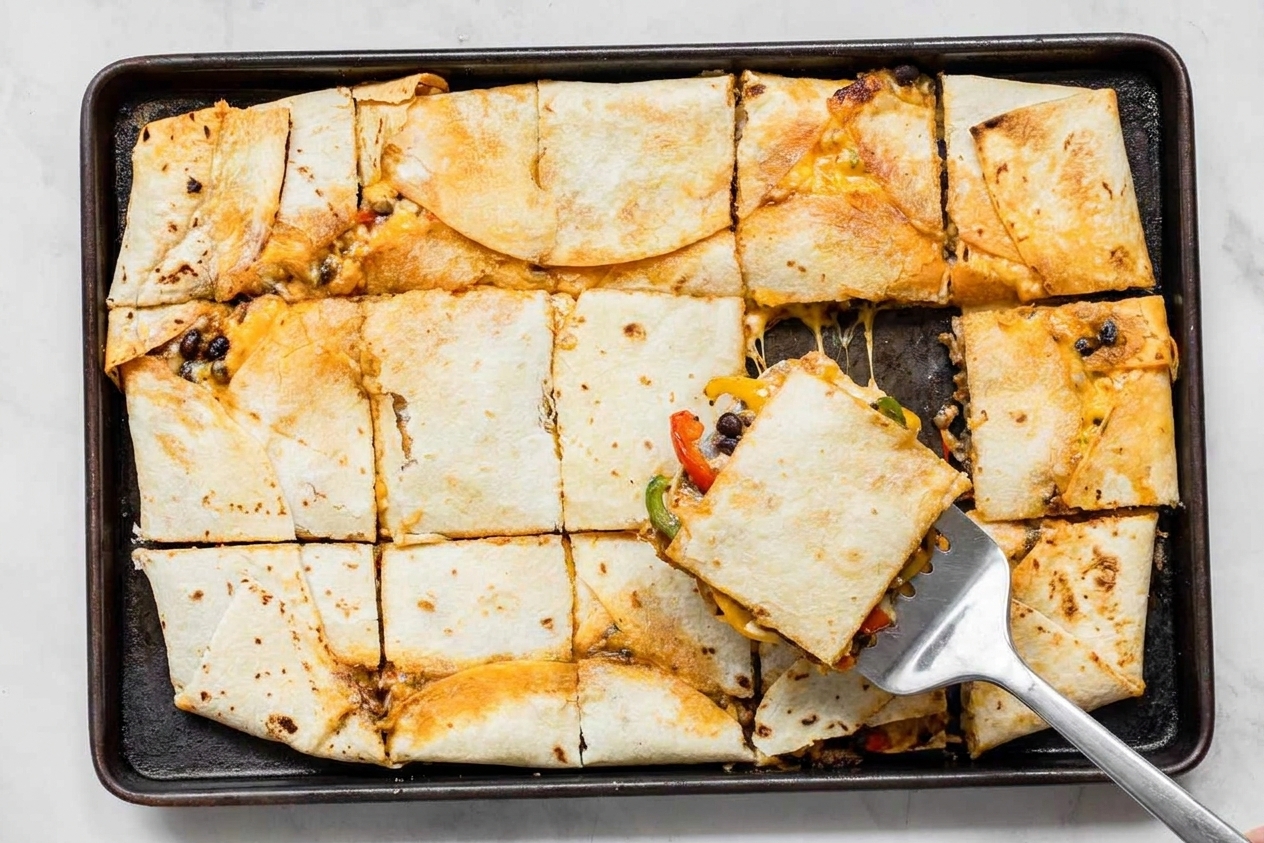 Sheet Pan Quesadilla