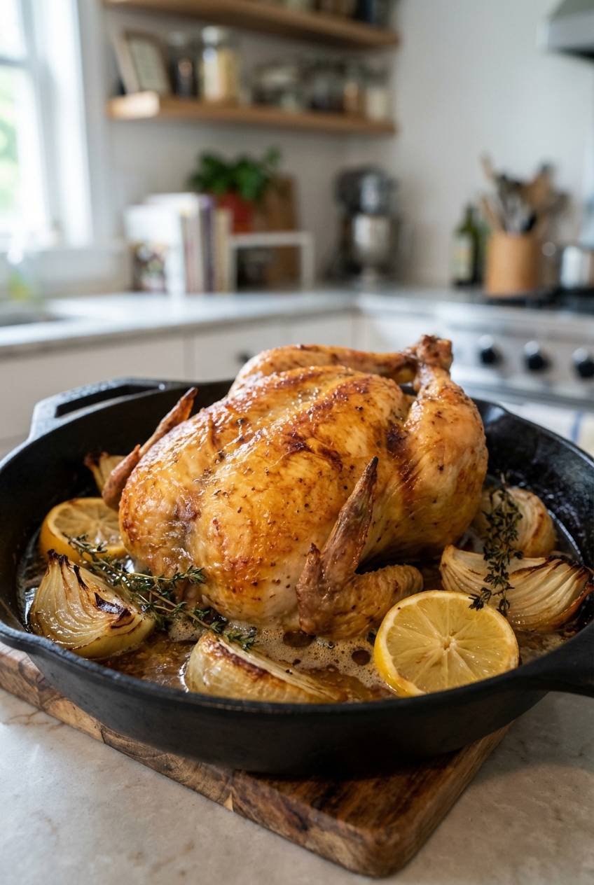 Spiced Whole Roast Chicken